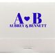 Initials and Heart 30-Strike Matchbooks Image 2 of 2